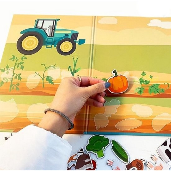 Magnetic Puzzle Chart – Farm