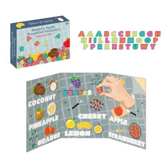 Magnetic Vocabulary Recognition – Fruit