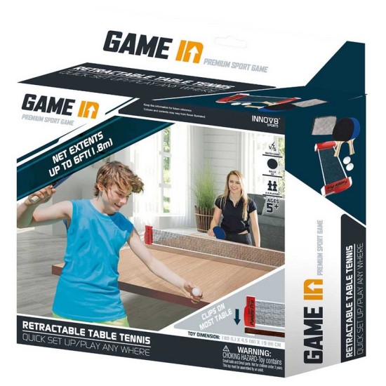 INNOV8 - Retractable Table Tennis Set