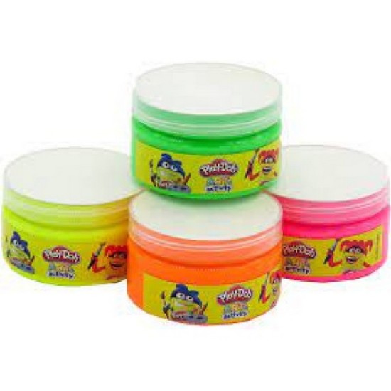 Play Doh 4 Colors Neon Finger Paint 70 ml