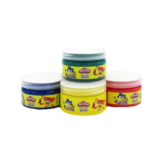 Play Doh 4 Color Finger Paint 70 ml