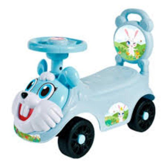 Ride On Car B/O - Cute Moon Rabbit-BLUE