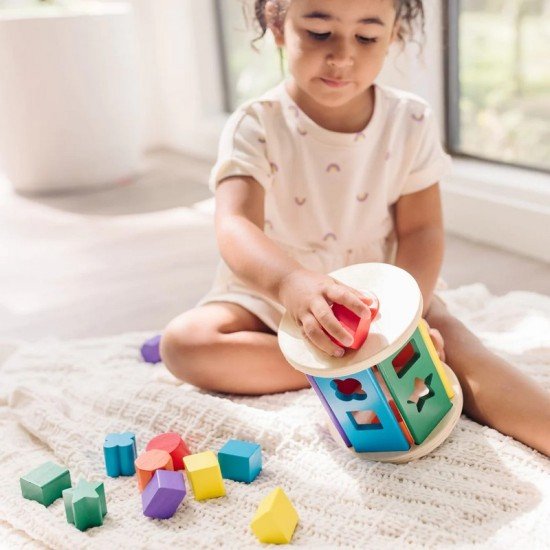 Melissa & Doug Match and Roll Shape Sorter