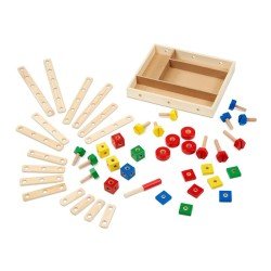 Melissa & Doug Construction Building Set in a Box (48 pcs) Melissa & Doug Construction Building Set in a Box (48 pcs)