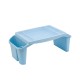 Plastic Study Table with Storage - Blue