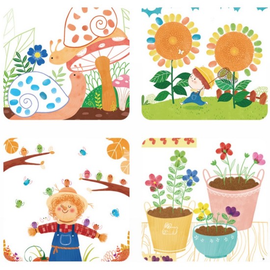 Mideer Creative Finger Paint Kit - Secret Garden