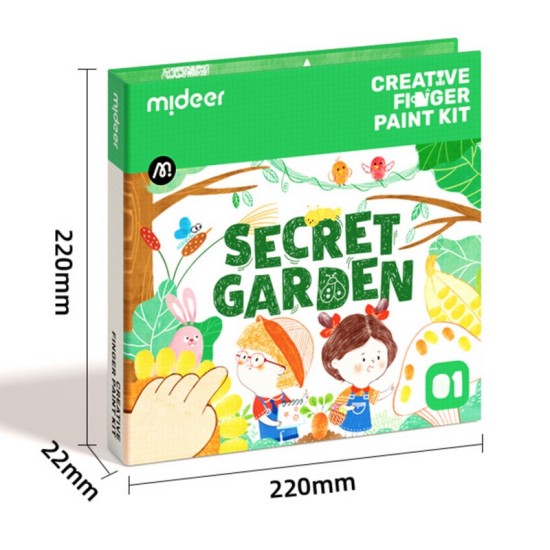 Mideer Creative Finger Paint Kit - Secret Garden