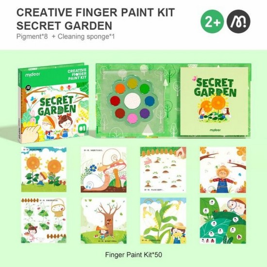 Mideer Creative Finger Paint Kit - Secret Garden