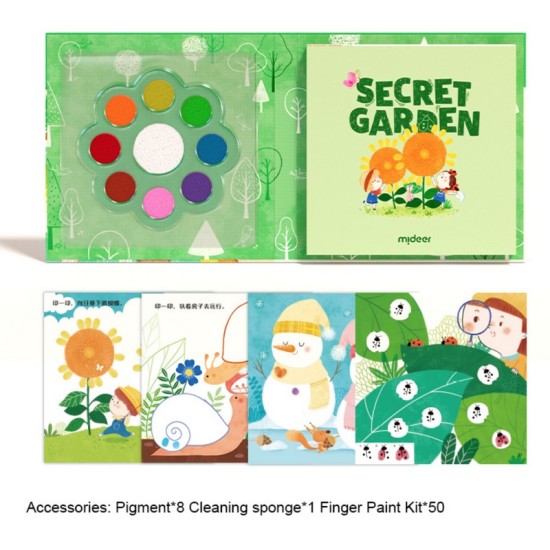 Mideer Creative Finger Paint Kit - Secret Garden