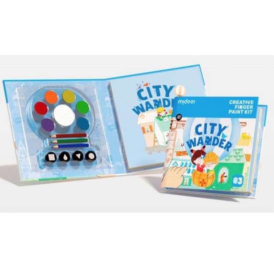 Mideer Creative Finger Paint Kit - City Wander