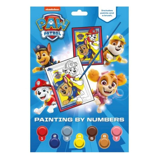 Paw Patrol Painting By Numbers