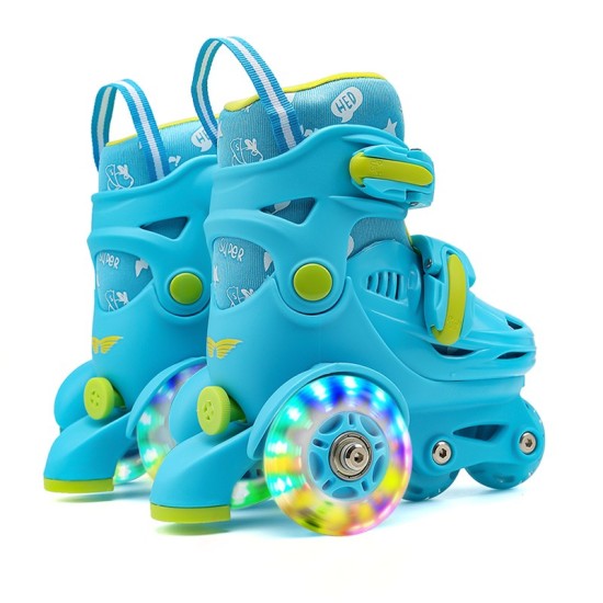 Roller Skate Boy – Blue Small