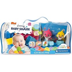 Clementoni Baby Shark Soft Blocks Bag Clementoni Baby Shark Soft Blocks Bag