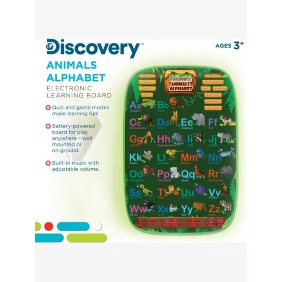 Discovery Animal Alphabet electronic learning board