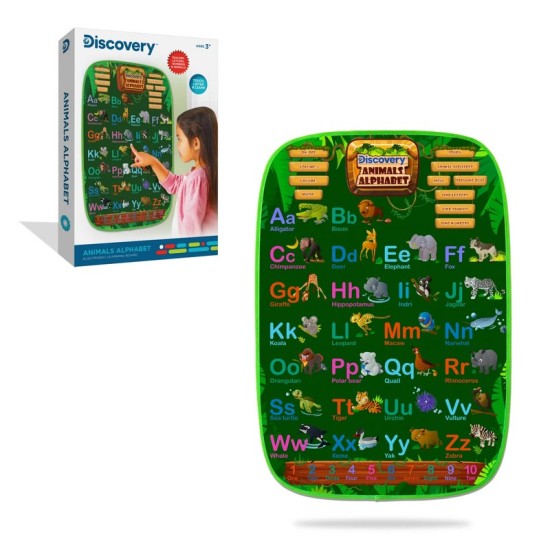 Discovery Animal Alphabet electronic learning board