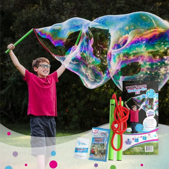 WOWMAZING Giant Bubble Grab-N-Go Kit 