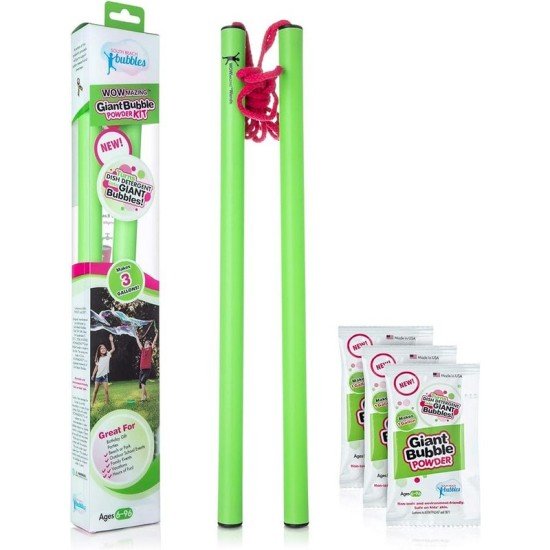 WOWMAZING Giant Bubble Powder Kit
