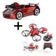 Fesha Offer: Fire Bullet Car Red & Genius Drone