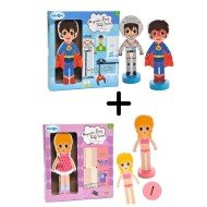 Fesha Offer: Magnetic Dress Up Series - Girl + Boy Theme Fesha Offer: Magnetic Dress Up Series - Girl + Boy Theme