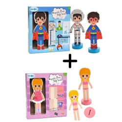 Fesha Offer: Magnetic Dress Up Series - Girl + Boy Theme Fesha Offer: Magnetic Dress Up Series - Girl + Boy Theme