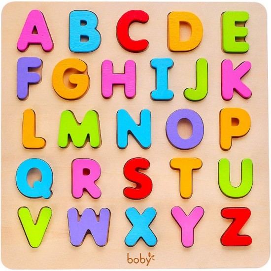 Fesha Offer – Boby Wooden Number & Letter Puzzle – Set of 2