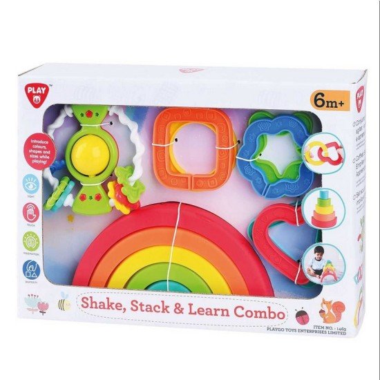 PlayGo Shake & Stack & Learn Combo