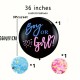 Round Gender Revealing Balloon Combination Decoration, Party Decor, Party Supplies