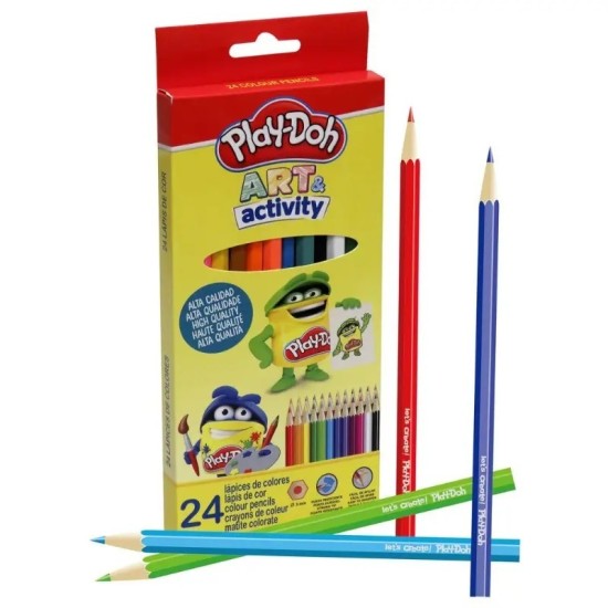 Play-Doh 24 Color Pencils