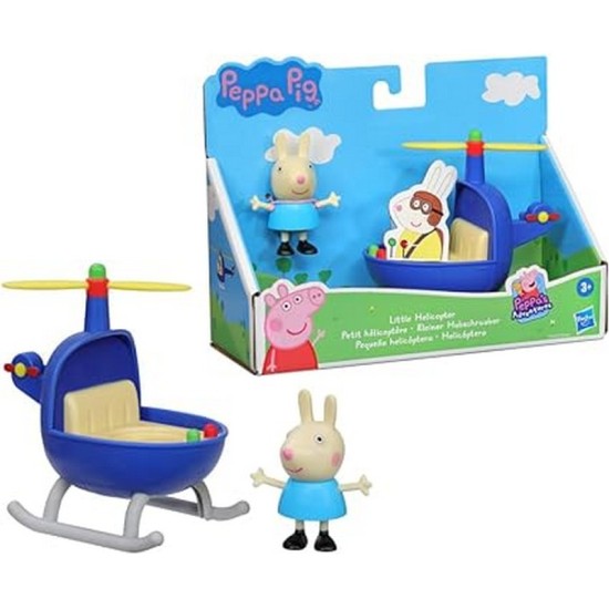 Little Helicopter Playset with Figure and Vehicle