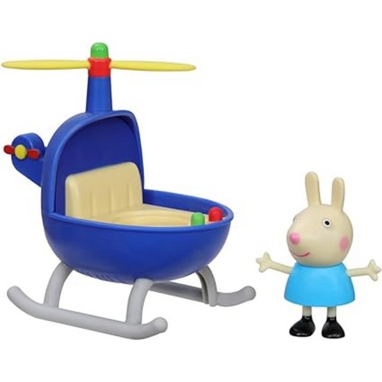 Little Helicopter Playset with Figure and Vehicle