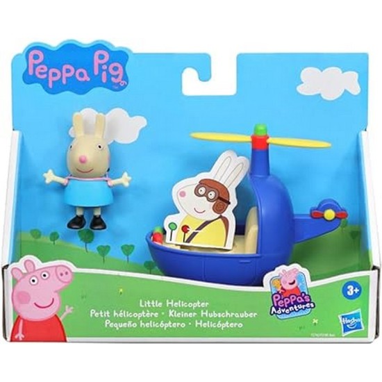 Little Helicopter Playset with Figure and Vehicle