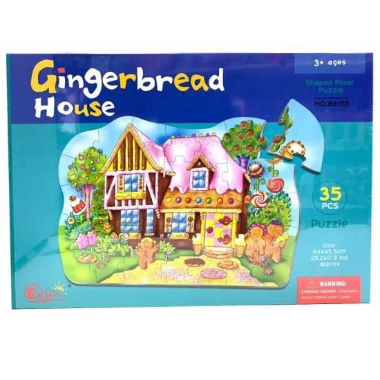 Ginderbread House Puzzle 35pc