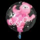 Pink Bubble Ball In Ball Bear Ball Bear Foil Balloons