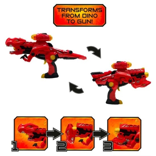 Beast Blitz Dino Assault Dart Gun-Red