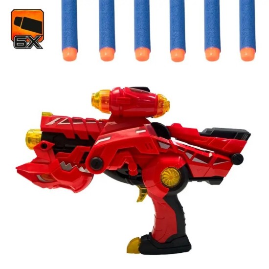 Beast Blitz Dino Assault Dart Gun-Red