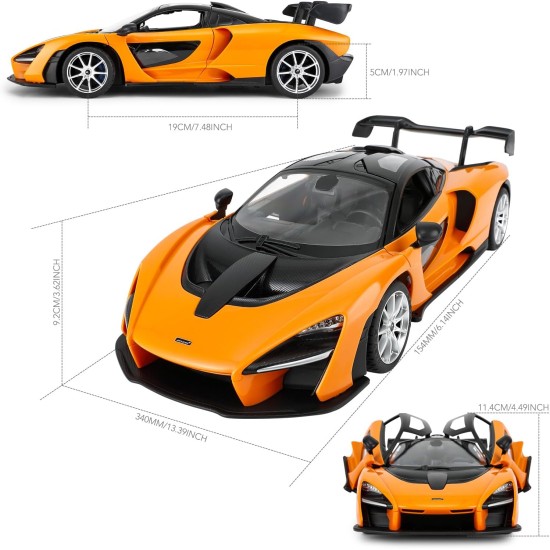 McLaren Senna Remote Control Car | Officially Licensed McLaren RC Toy Car with Openable Doors