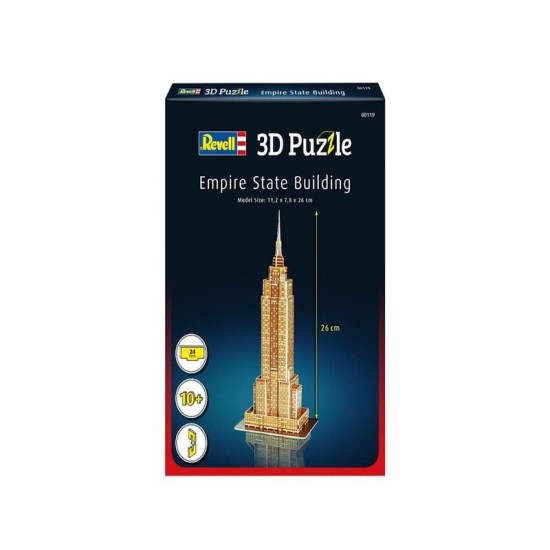  Revell level 3D puzzle empire state building papercraft