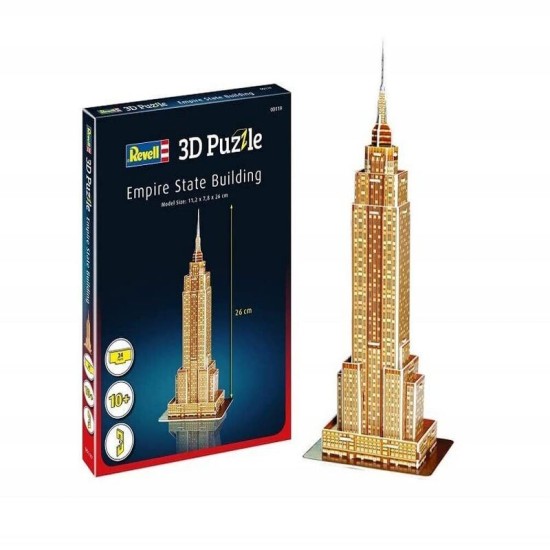  Revell level 3D puzzle empire state building papercraft