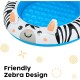 BESTWAY-38" X H26"/Φ97CM X H66CM SAFARI SUN SHADED BABY POOL (Contents:1 pool, repair patch) Age 2+