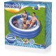 BESTWAY7'7" X 7'2" X 31"/2.31M X 2.19M X 79CM SPLASH PARADISE FAMILY POOL (Contents:1 pool,repair patch.) Age 6+