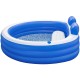 BESTWAY7'7" X 7'2" X 31"/2.31M X 2.19M X 79CM SPLASH PARADISE FAMILY POOL (Contents:1 pool,repair patch.) Age 6+