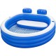 BESTWAY7'7" X 7'2" X 31"/2.31M X 2.19M X 79CM SPLASH PARADISE FAMILY POOL (Contents:1 pool,repair patch.) Age 6+