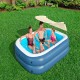 BESTWAY 8'4" X 70" X 55"/2.54M X 1.78M X 1.40CM SUMMER BLISS SHADED FAMILY POOL (1 pool,1 sunshade,repair patch) Age 6+