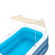 BESTWAY 8'4" X 70" X 55"/2.54M X 1.78M X 1.40CM SUMMER BLISS SHADED FAMILY POOL (1 pool,1 sunshade,repair patch) Age 6+