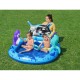 BESTWAY 53" X 51.5" X 28.5"/1.34M X 1.31M X 73CM POLAR PALS PLAY CENTER (1 play center, 3 fish rings, 2 EVA fish, repair patch,1 inflatable seal.) Age 2+