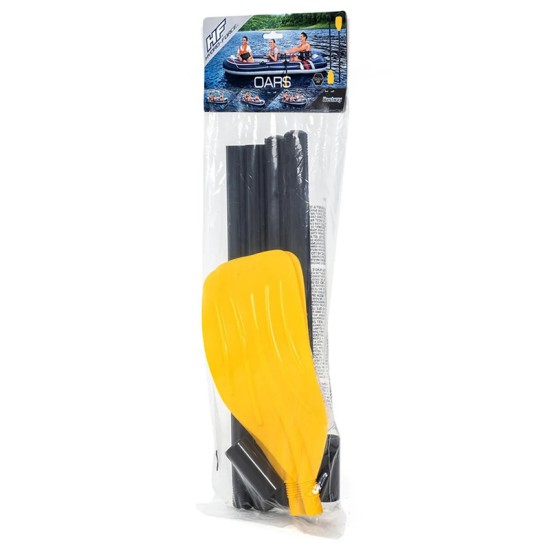 BESTWAY7'6" X 48" /2.28M X 1.21M TRECK X1 SET (Contents:1 boat,1 pair of oars,1 foot pump,repair patch)