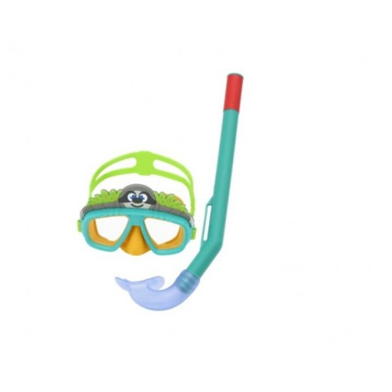 BESTWAY AQUAPALS SNORKEL MASK (Contents:one mask, one snorkel, 3 assorted colors) Age 3+