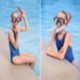 BESTWAY CRUSADER SNORKEL SET (Contents:One mask, one snorkel and one pair of fins, 2 assorted colors, Fin Size: US(5-8); EUR (37-41)) Age 7+