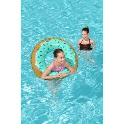 BESTWAYΦ36"/Φ91CM SWEET DONUT SWIM RING (Contents:1 swim ring.) Age 10+ BESTWAYΦ36"/Φ91CM SWEET DONUT SWIM RING (Contents:1 swim ring.) Age 10+