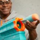 Nerf Roblox Sharkbite: Web Launcher Rocker Blaster, Includes Code to Redeem Exclusive Virtual Item, 2 Rockets, Pump Action